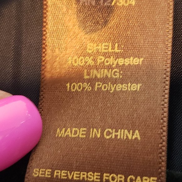 Multiples Blue and White Polka Dot Button Down Jacket - Picture 8 of 8